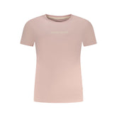 Guess Jeans Pink Cotton T-Shirt